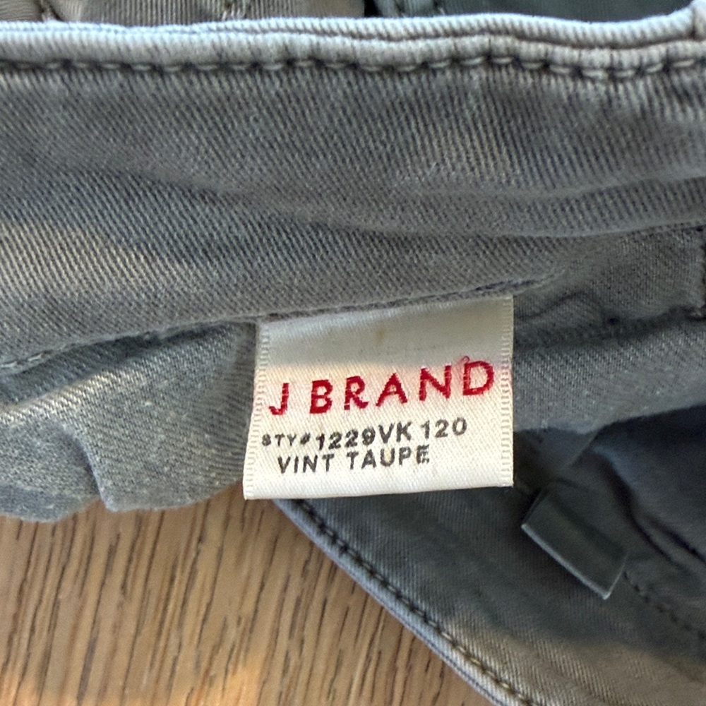 JBrand Gray Pencil Cargo Pants - Picture 3 of 5